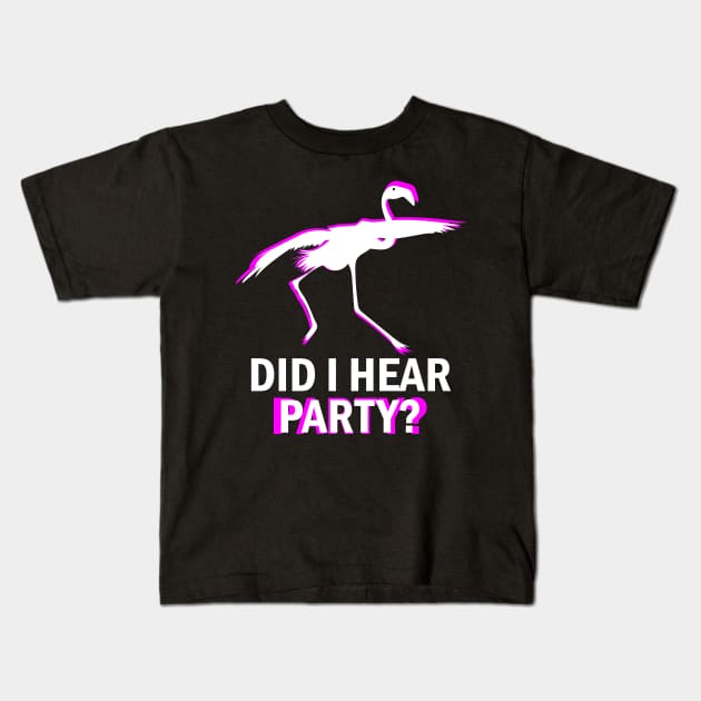 Flamingos flamingo Kids T-Shirt by Johnny_Sk3tch